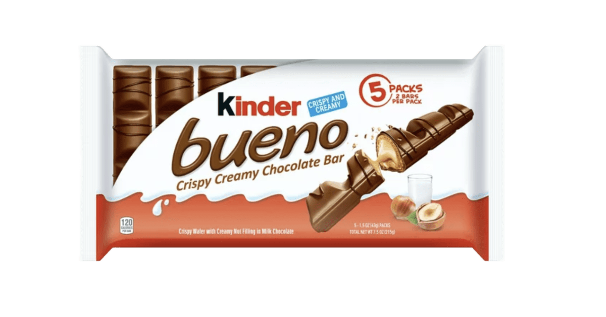 bueno candy bar