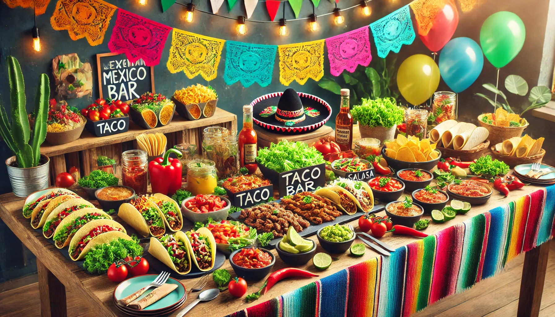 AI Generated Taco Bar